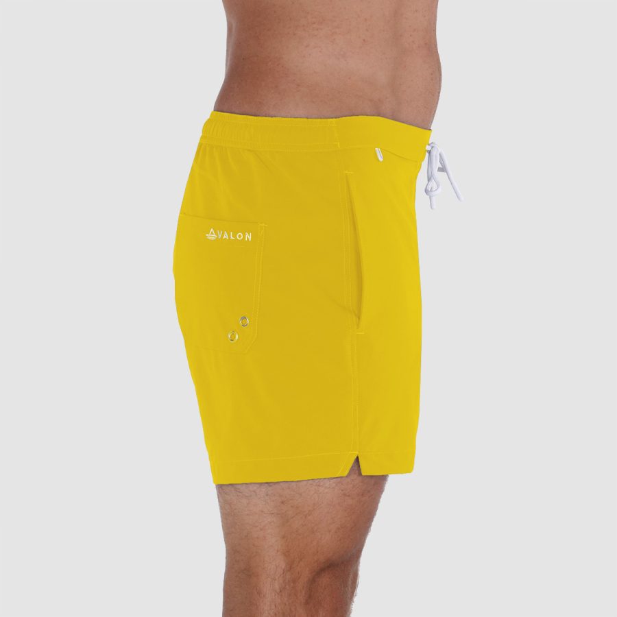 Yellow Swim Trunks: 3 inch inseam 02