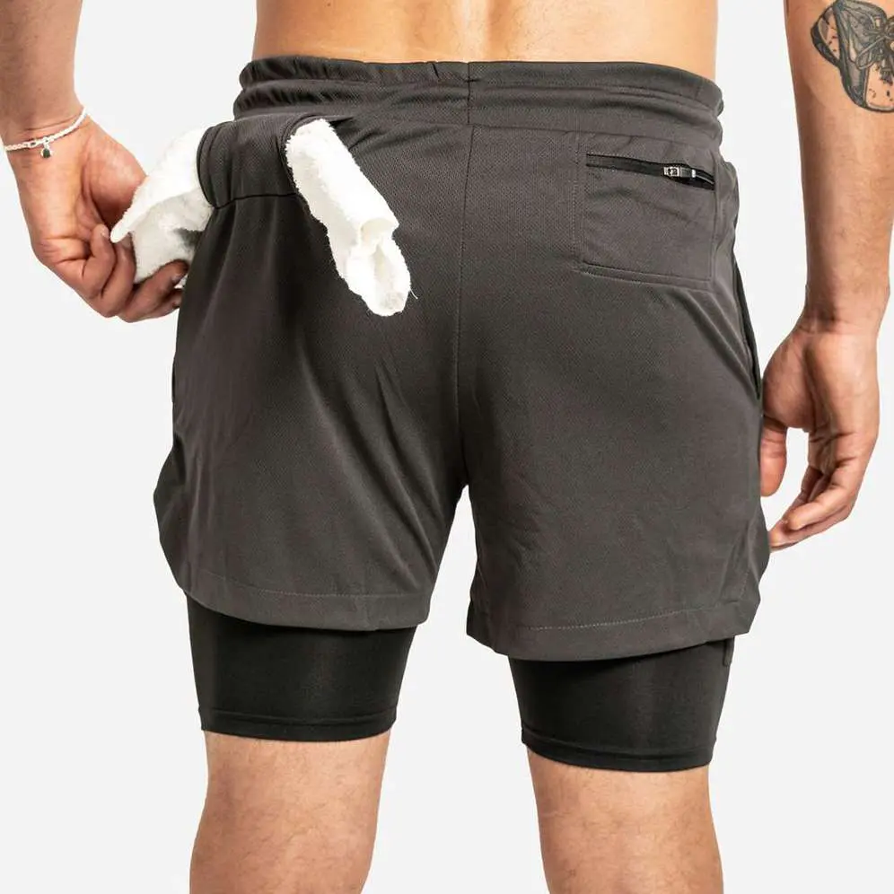 Mens above the knee gym shorts sales
