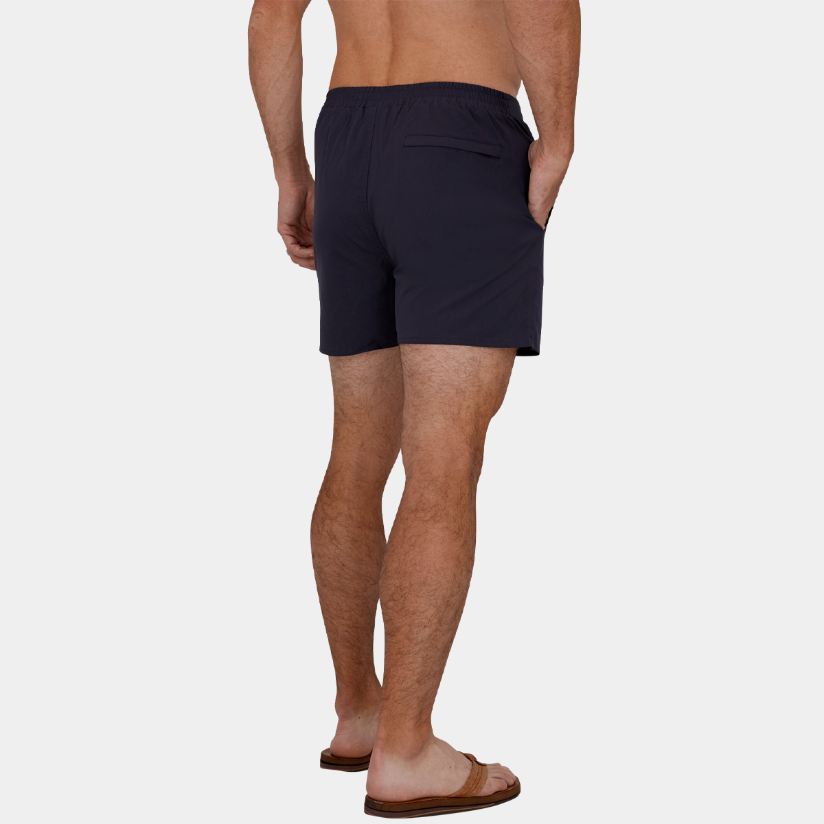 Mens 15 Inch Swim Trunks: Charcoal - 5