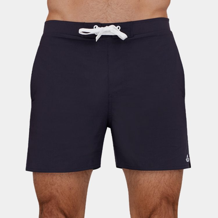 Mens 15 Inch Swim Trunks: Charcoal