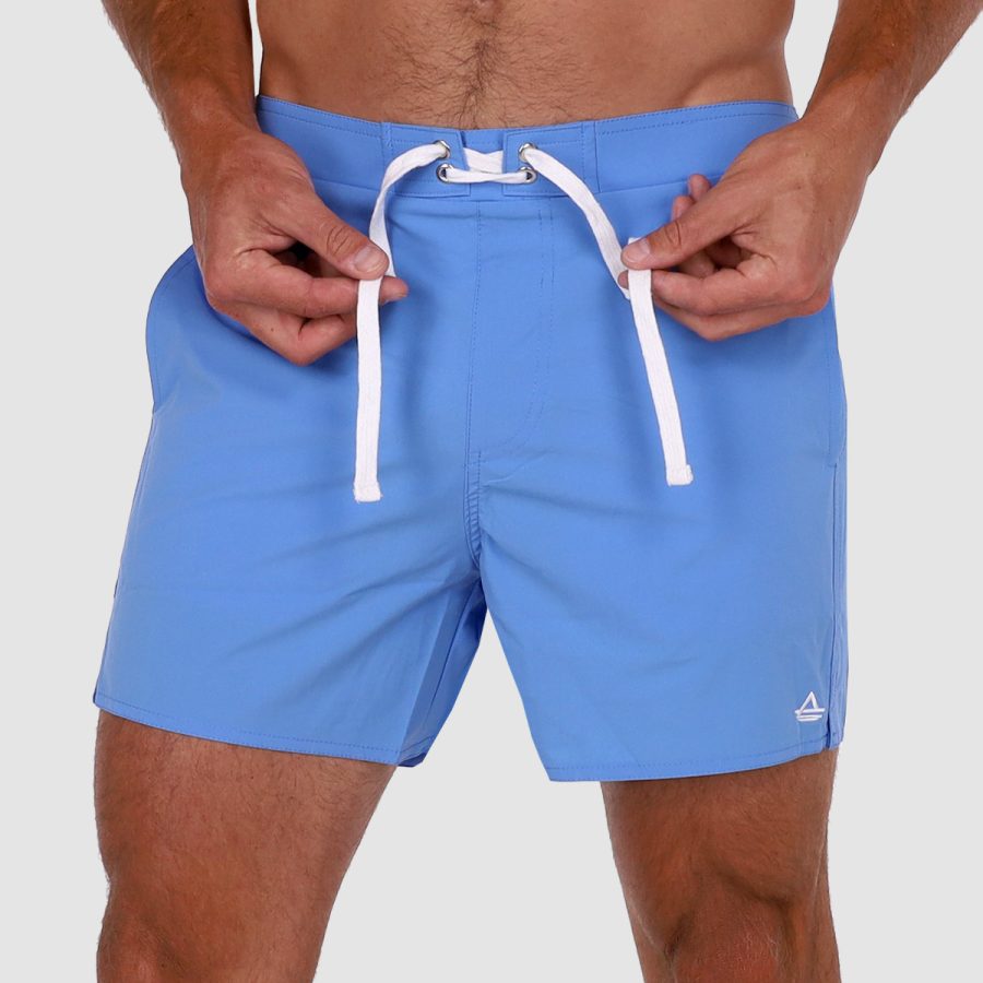 Short Board Shorts: Rincon in Carolina Blue 06