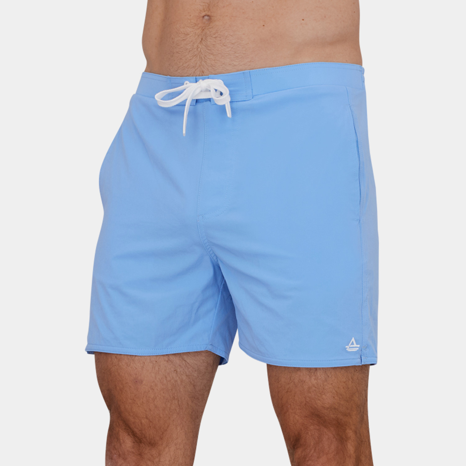 Short Board Shorts: Rincon Carolina Blue - 3