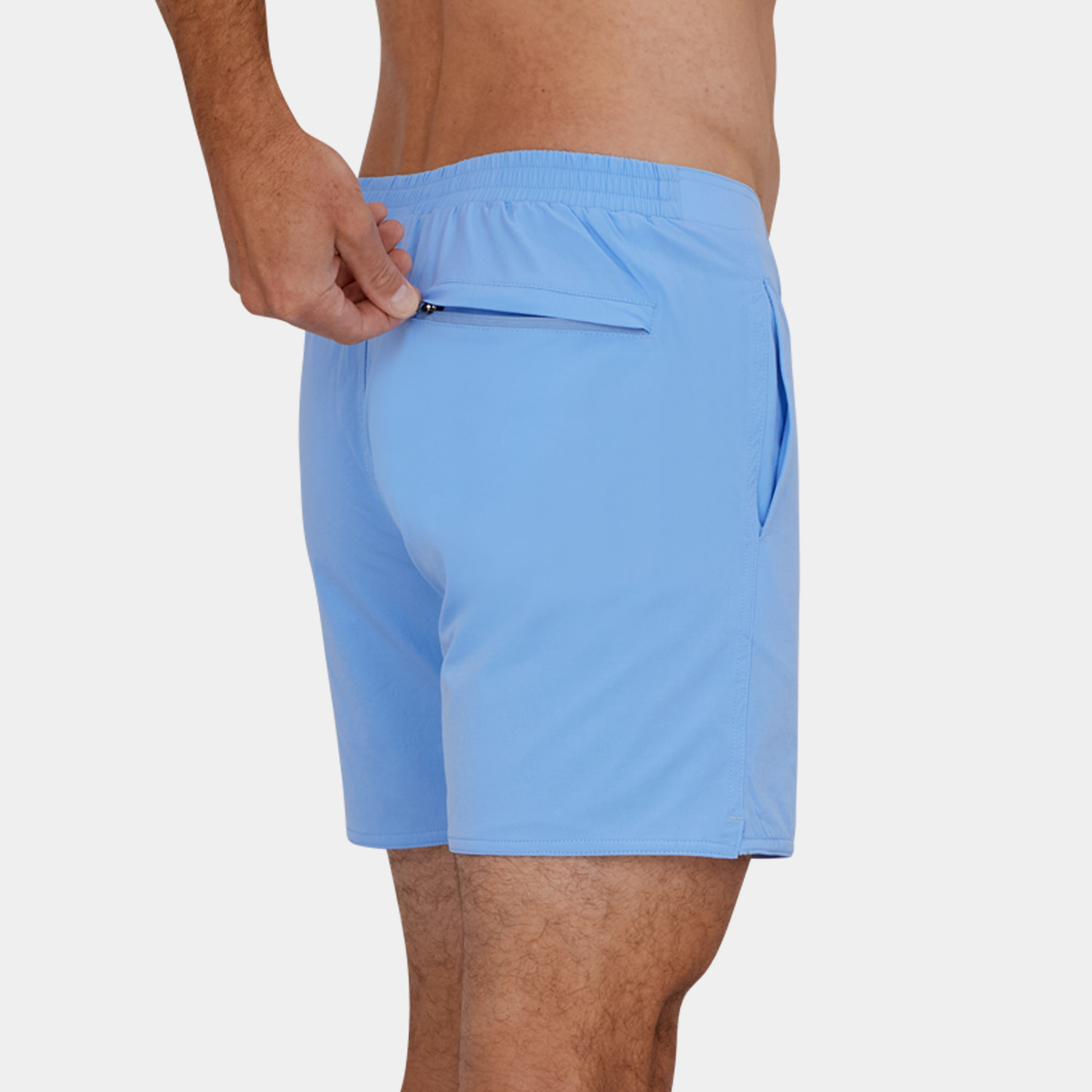 Short Board Shorts: Rincon Carolina Blue - 5