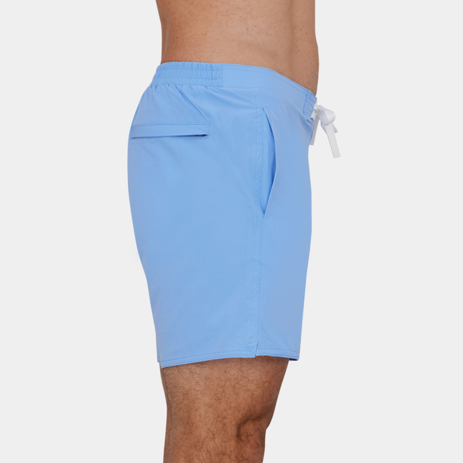 Short Board Shorts: Rincon Carolina Blue - 7
