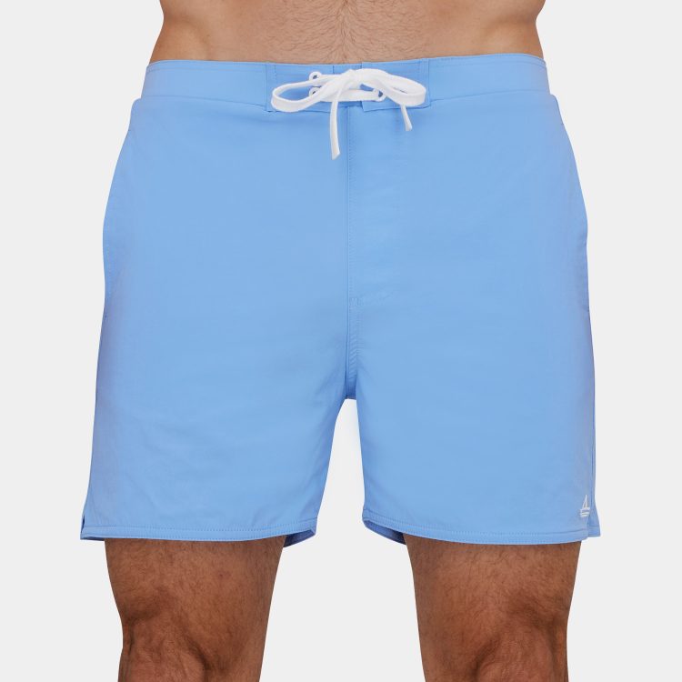 Short Board Shorts: Rincon Carolina Blue