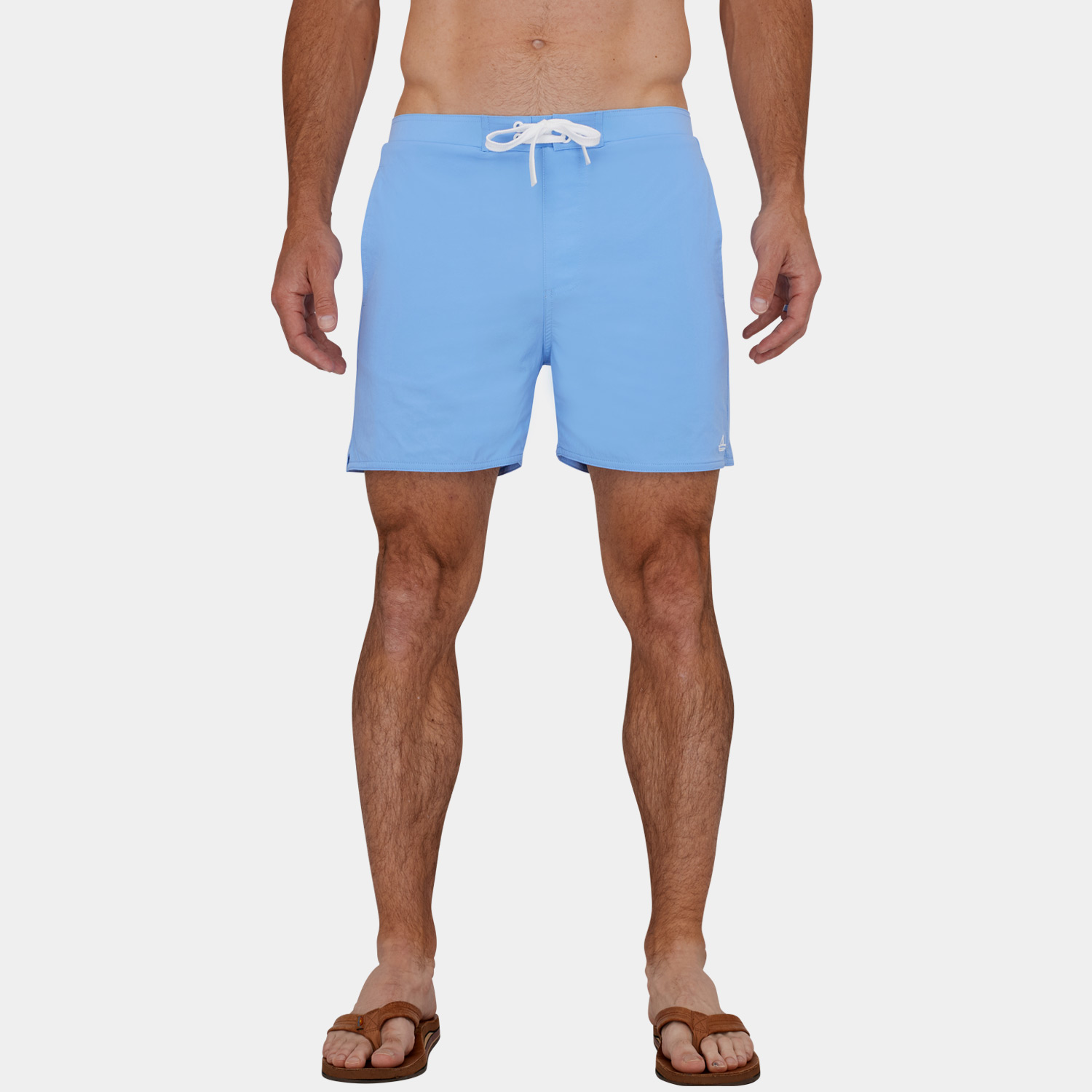 Short Board Shorts: Rincon Carolina Blue - 8