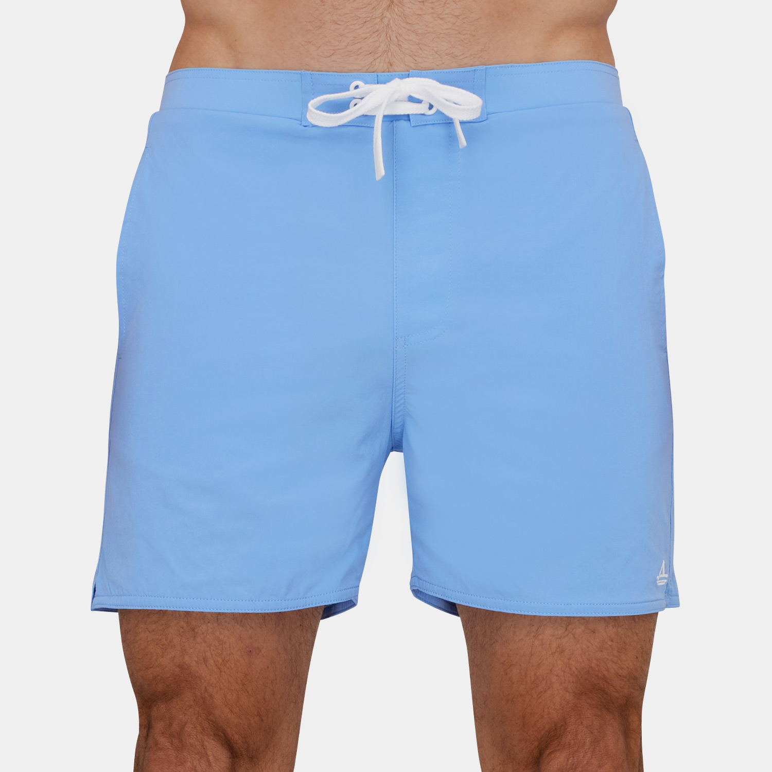 Short Board Shorts: Rincon Carolina Blue