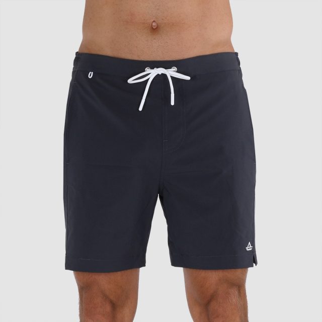 Classics 6" Inseam Swim Trunks with Compression Liner: Charcoal 03