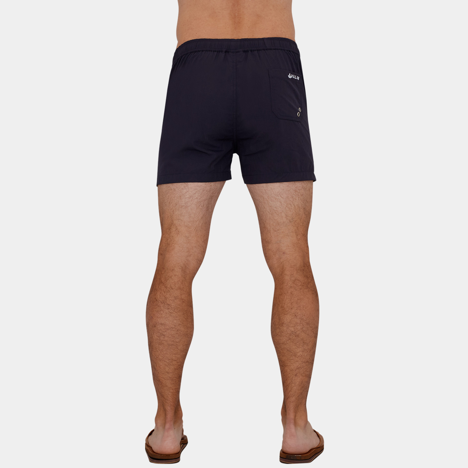 Men's Short Swim Trunks: 3 Inch Inseam - Charcoal 04