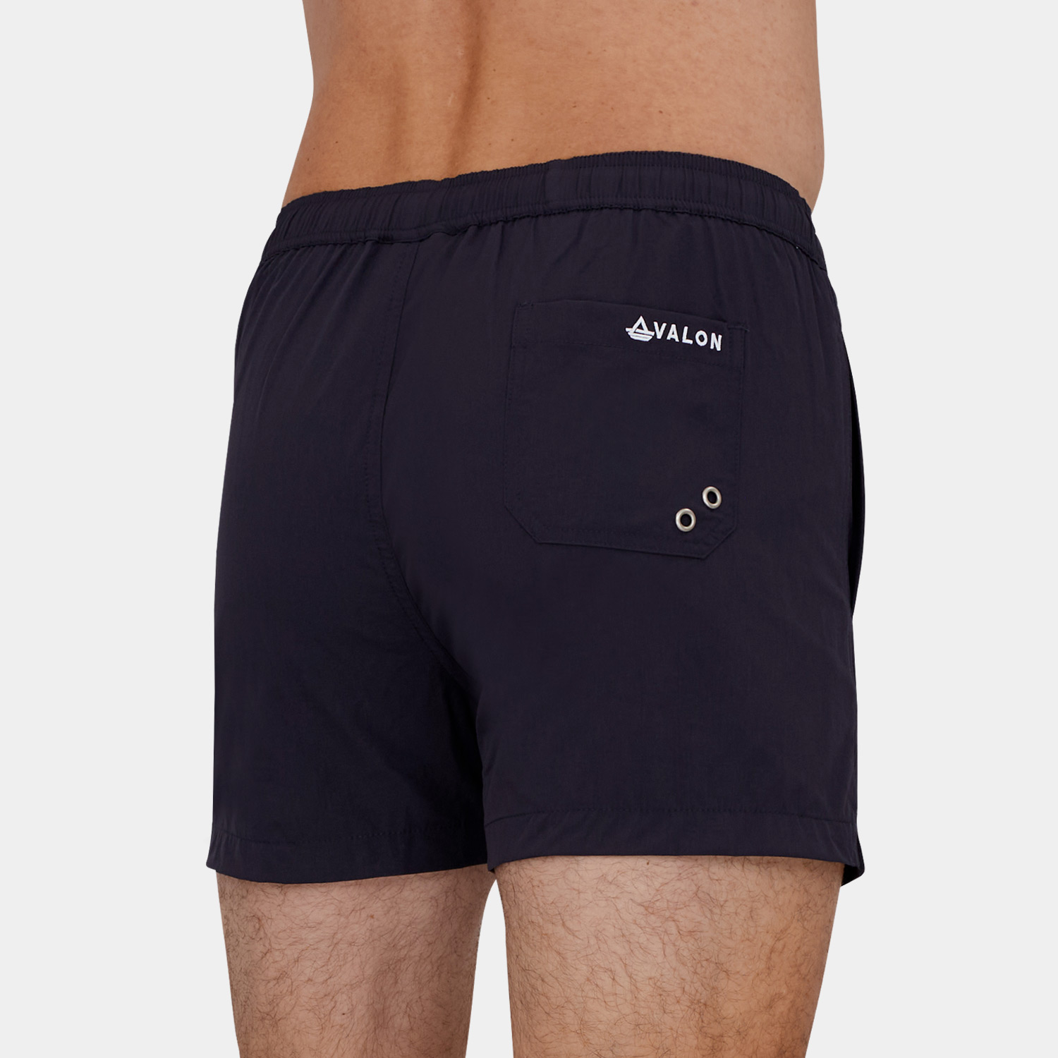 Men's Short Swim Trunks: 3 Inch Inseam - Charcoal 05