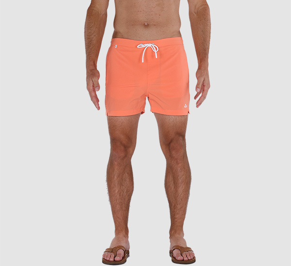 Men's 3 inch inseam swim trunks: Pink