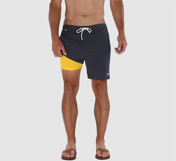 Printed Swim Trunks -- 6-inch inseam