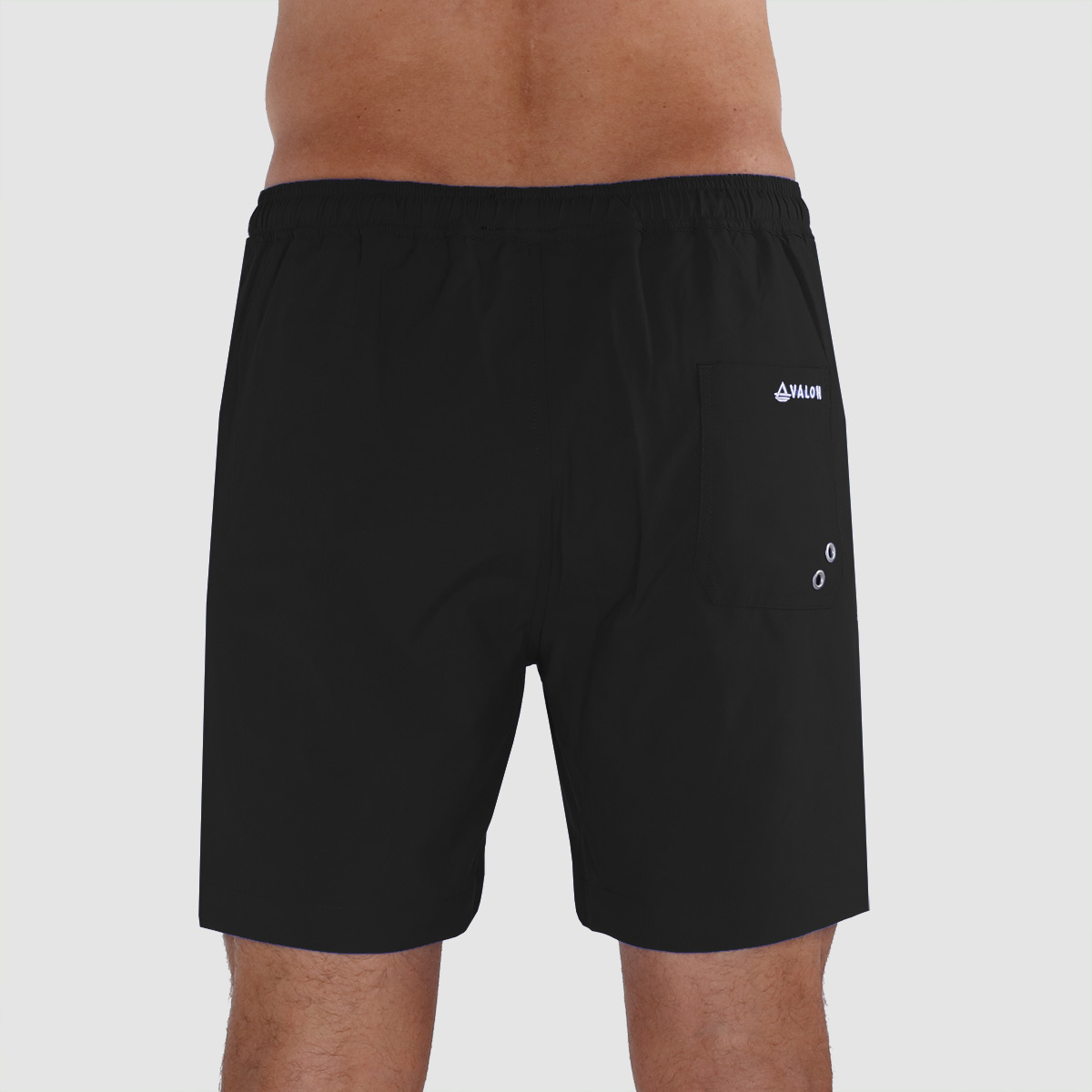 Men's 6 Inseam Swim Trunks with Compression Liner: Charcoal