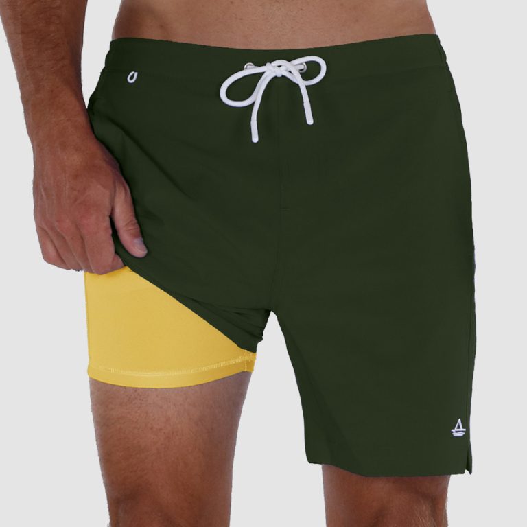 Men's Short Swim Trunks Available in 3", 4", 5" & 6" Inseams