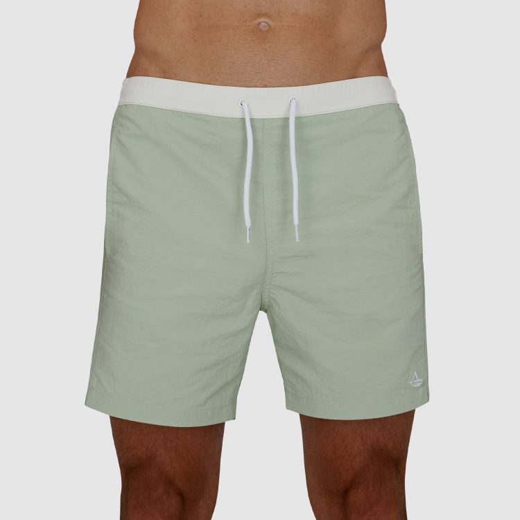 15 Inch Swim Trunks for Men: Lime
