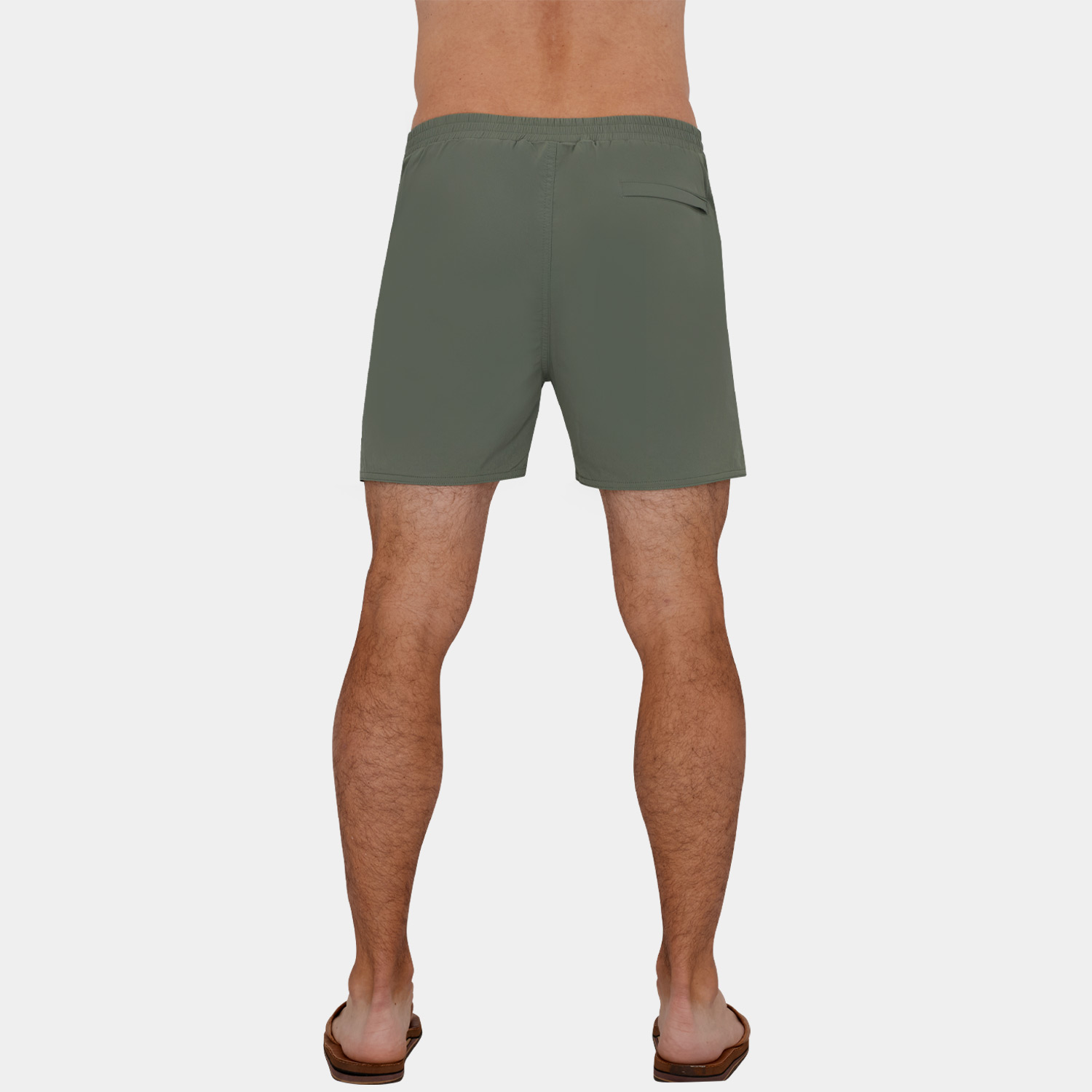 15 Inch Board Shorts: Green -4