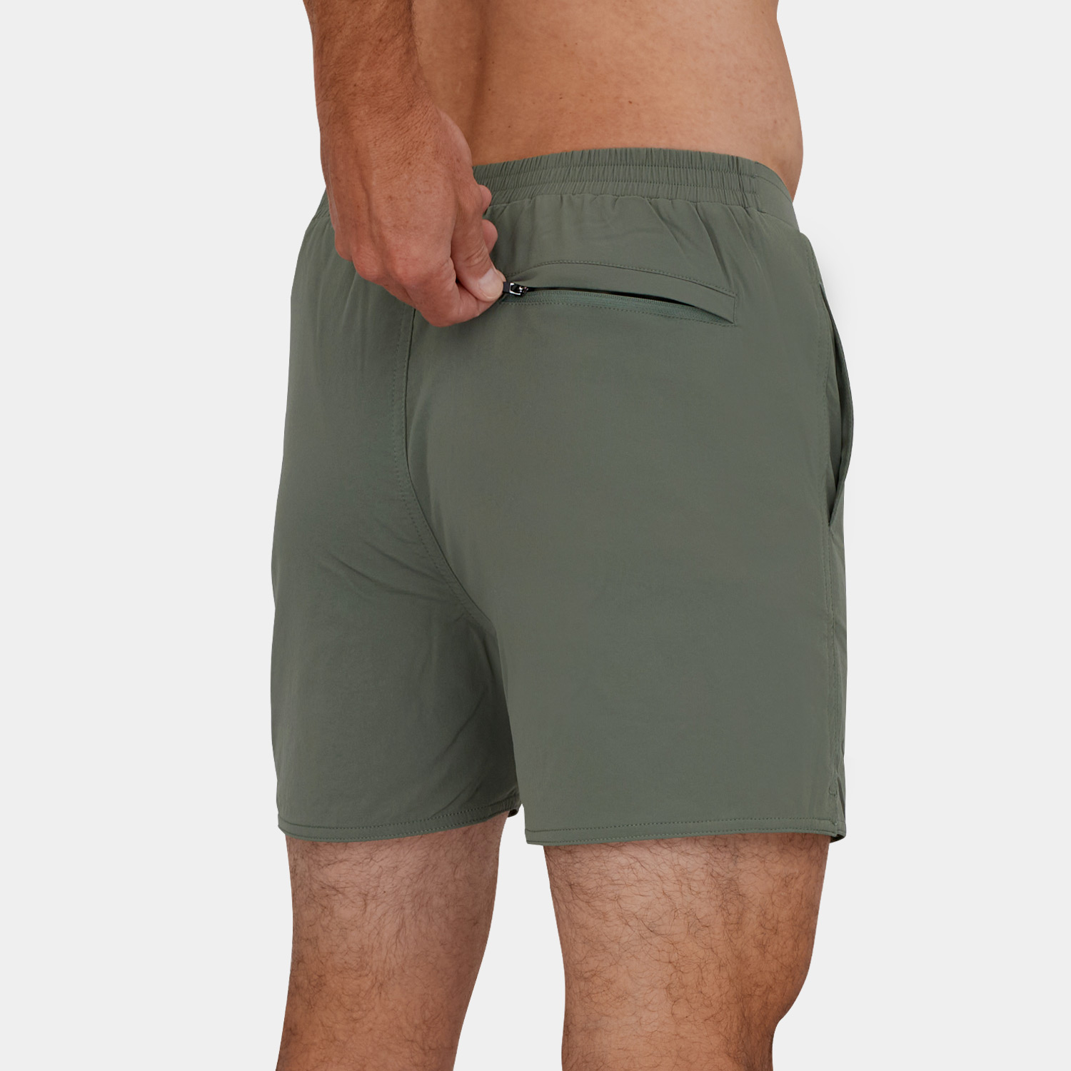 15 Inch Board Shorts: Green -5
