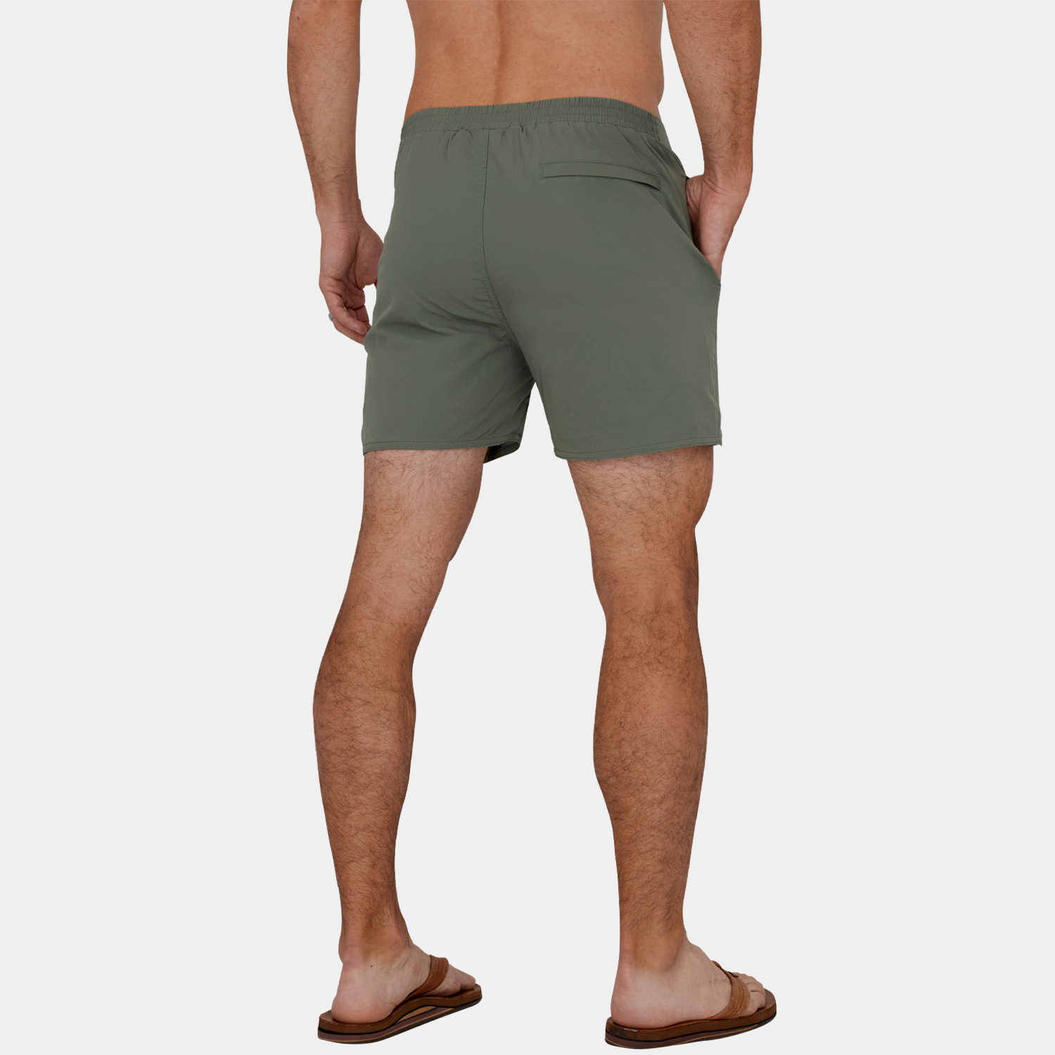 15 Inch Board Shorts: Green -6