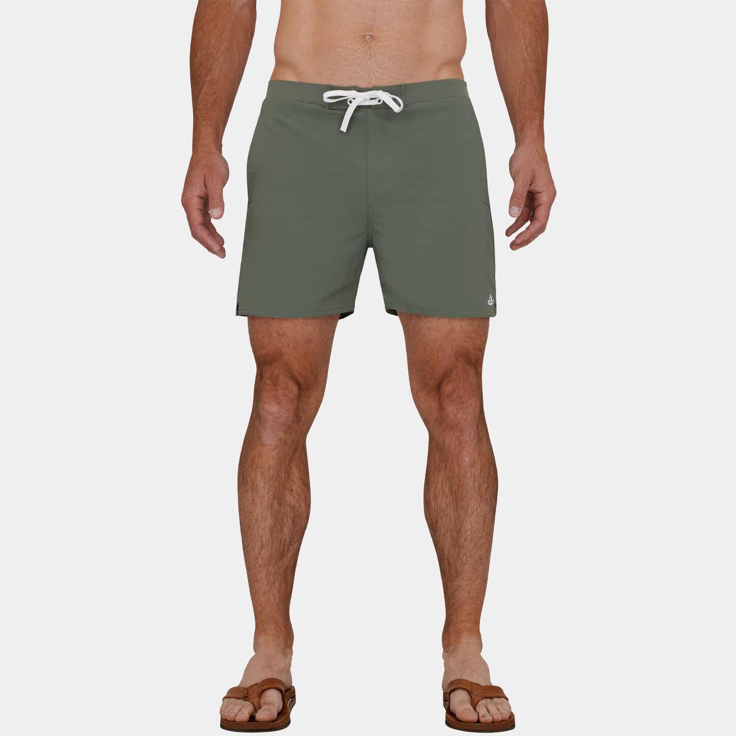 15 Inch Board Shorts: Green -8