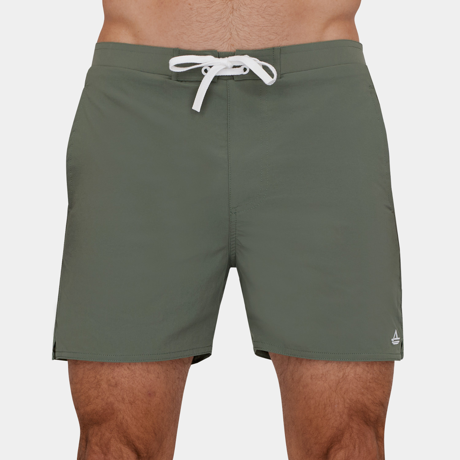 15 Inch Board Shorts: Green
