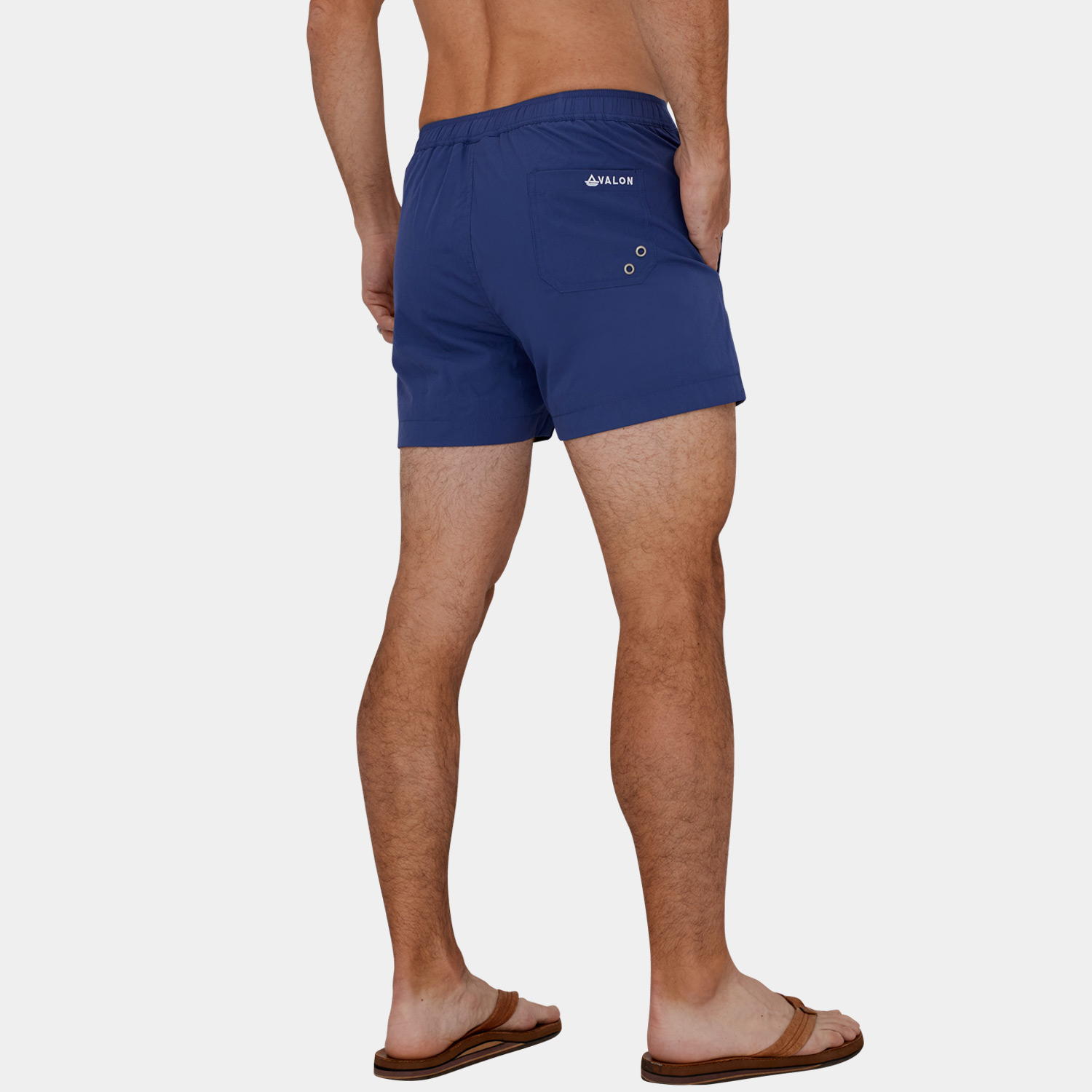 3 Inch Inseam Swim Trunks: Classics Blue - 06
