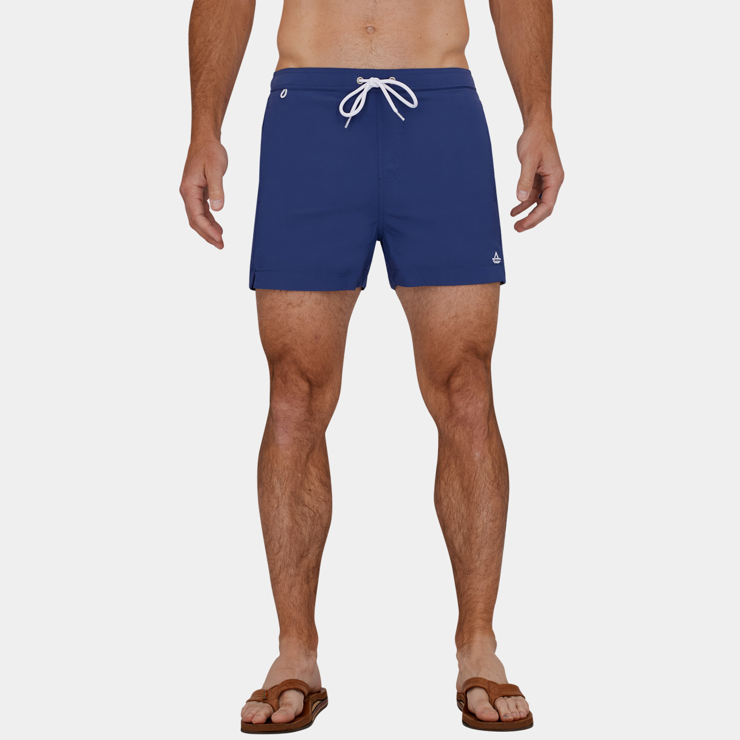 3 Inch Inseam Swim Trunks: Classics Blue - 08