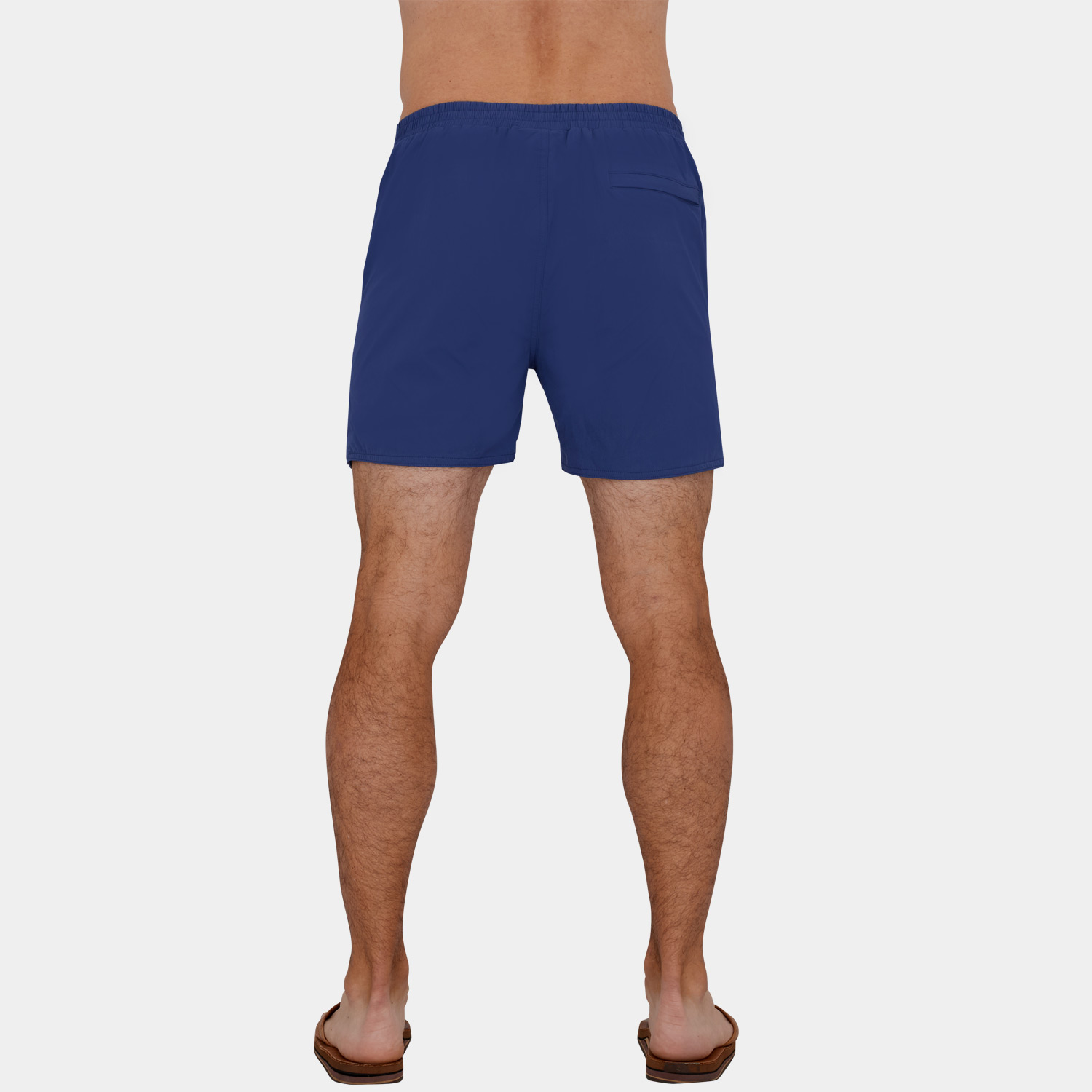 Mens Short Length Board Shorts: Blue - 4