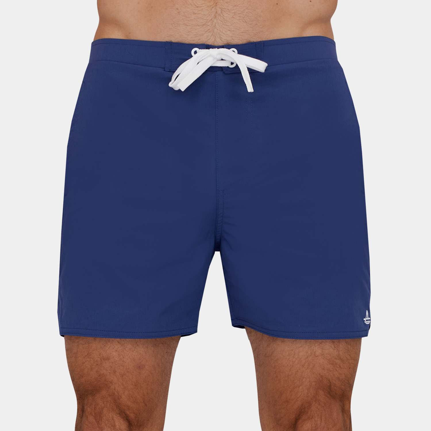 Mens Short Length Board Shorts: Blue