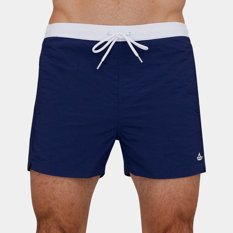 Avalon Cortes 3" Swim Trunks: Navy Blue